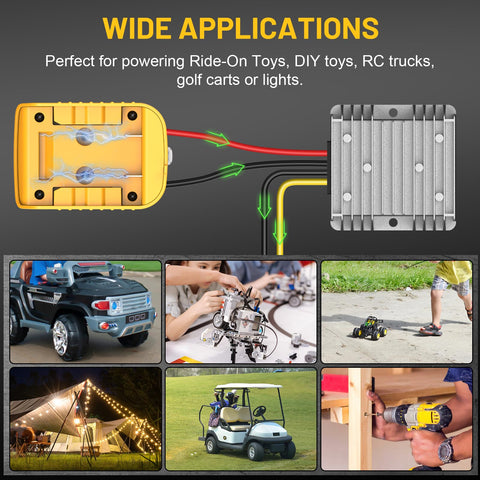 Azocek ideal for power tools, RC cars, LEDs