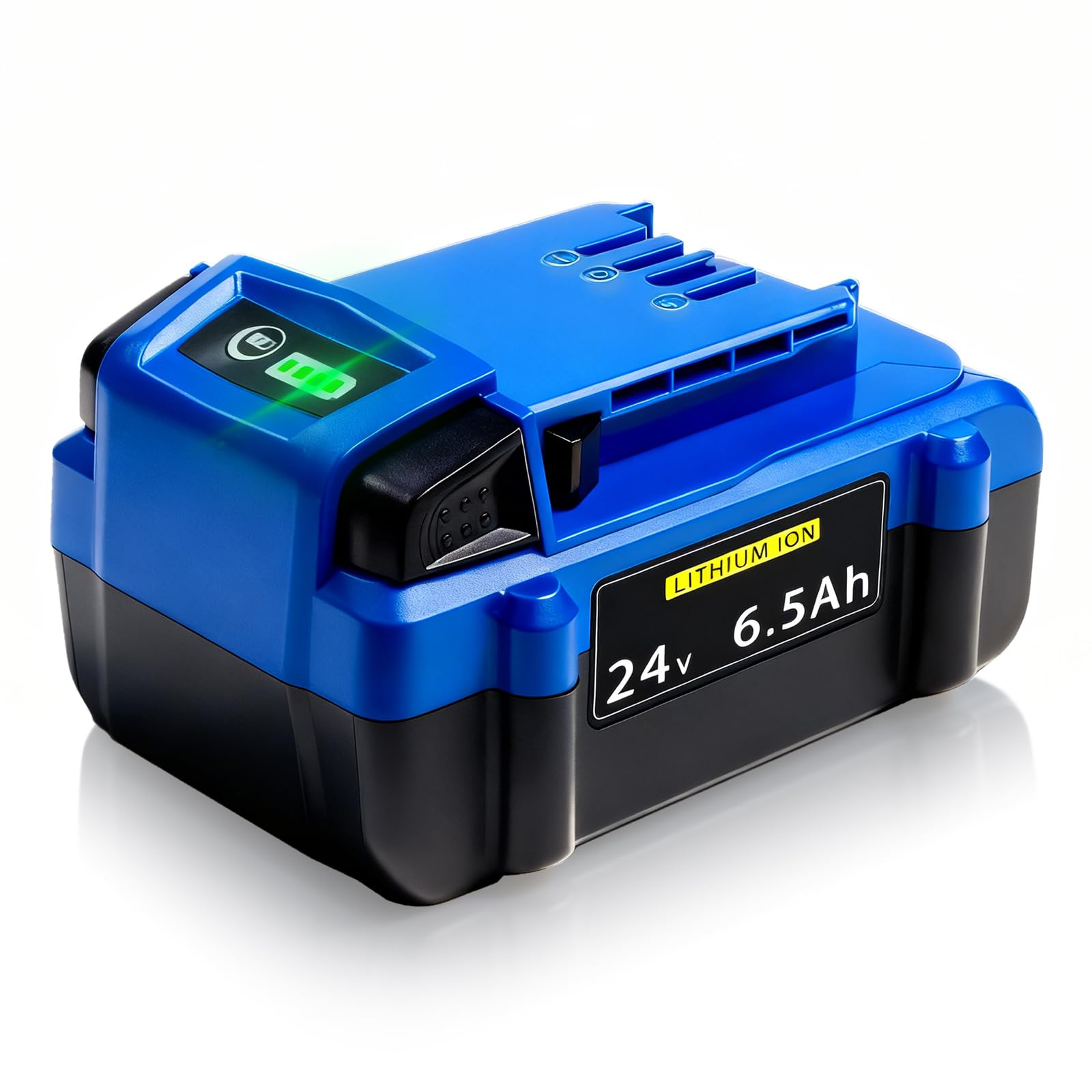 Azonpower Kobalt 24V battery front view showing a high-capacity design for extended use