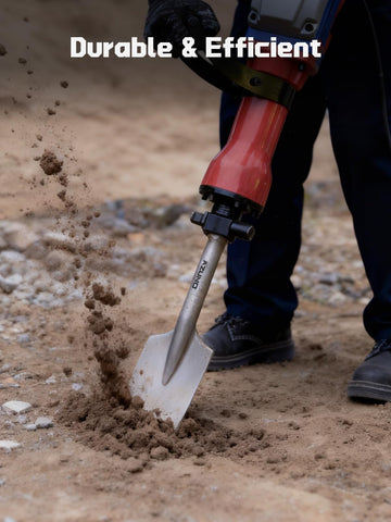 AZUNO HEX Clay Spade Bit rust prevention reminder after use protects blade
