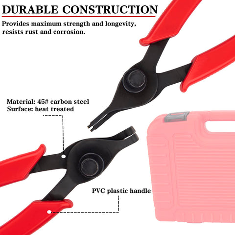 AZUNYYDS Bent Tip 5.6-Inch Pliers offer precise reach in tight spaces.