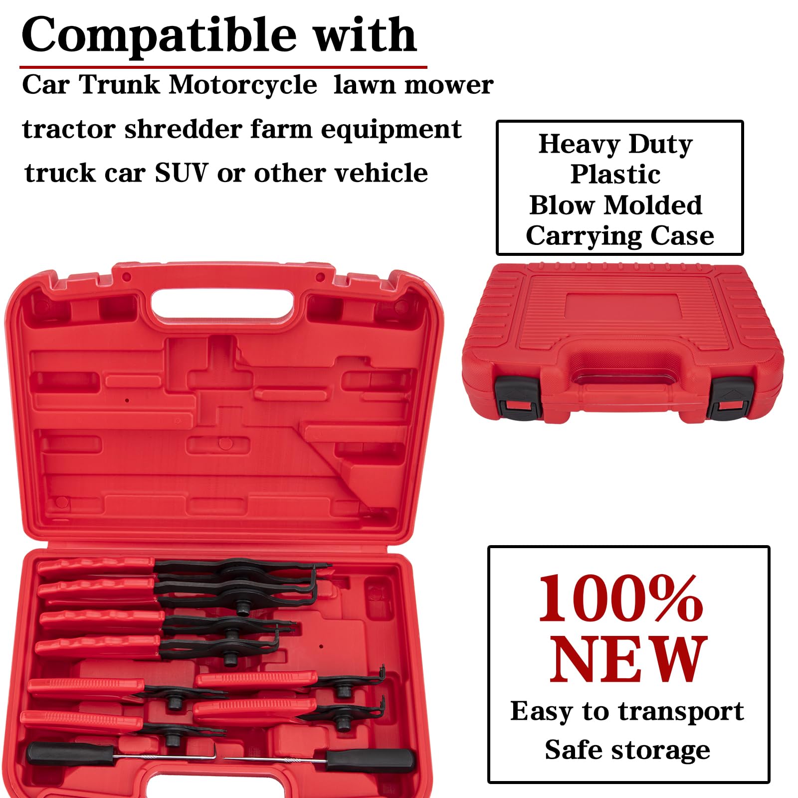 AZUNYYDS Non-Slip PVC Handles reduce fatigue during extended use.