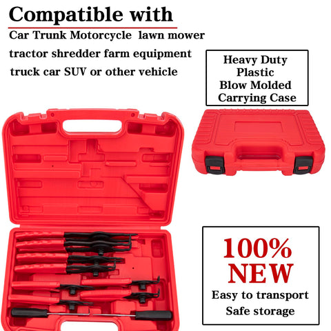 AZUNYYDS Non-Slip PVC Handles reduce fatigue during extended use.
