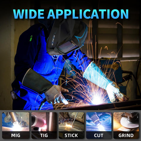 AZZUNO welding helmet ideal for workshop tasks and everyday use.