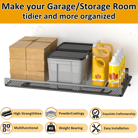 BABKAS durable metal frame highlights robust construction for daily garage storage needs