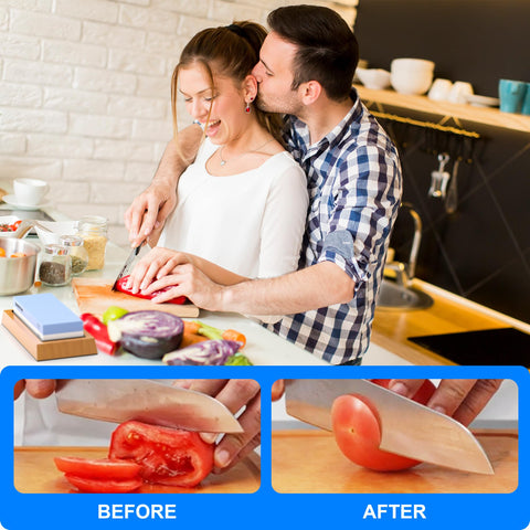 BABOSTOW kitchen and pocket knives sharpened efficiently with this versatile kit.