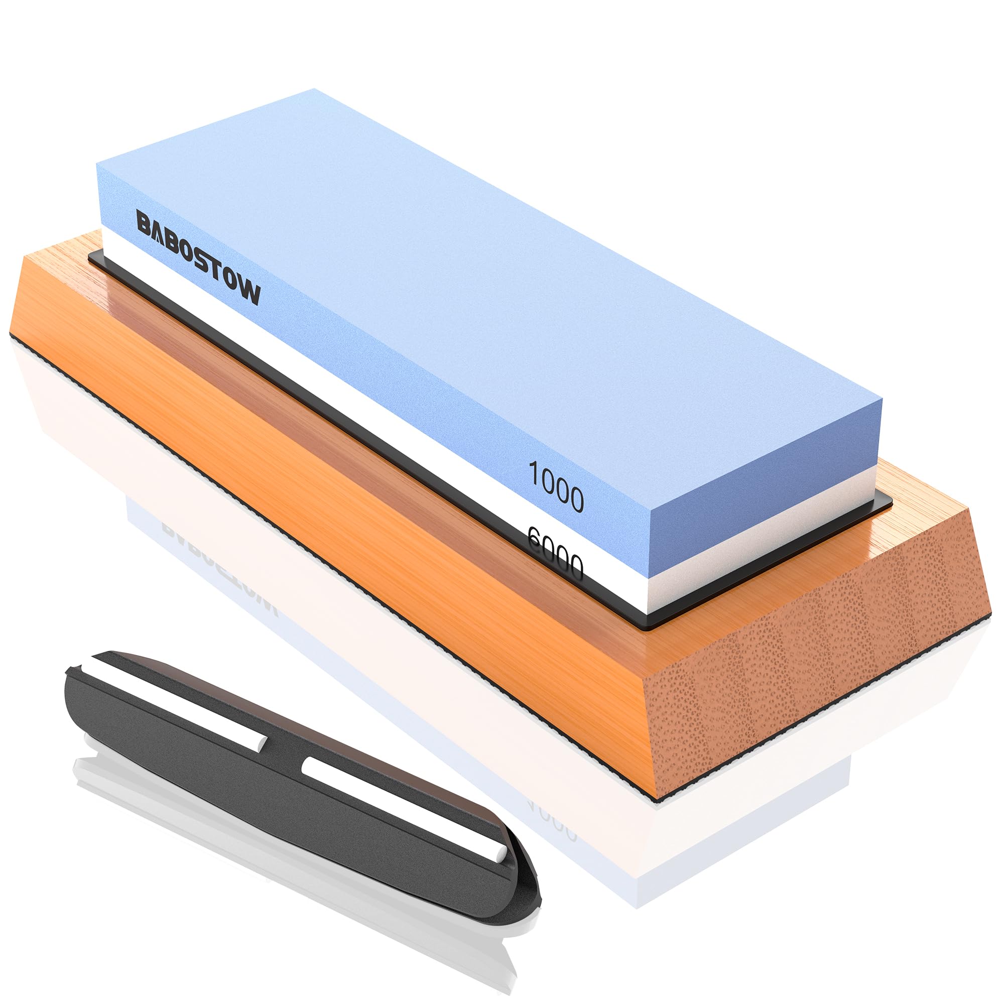 BABOSTOW premium whetstone double-sided 1000/6000 for precise edge refinement.