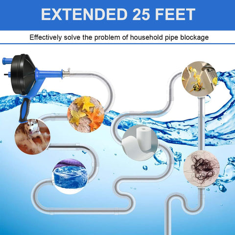 BACEYIOU drain auger suitable for kitchen, bathroom, shower drains.