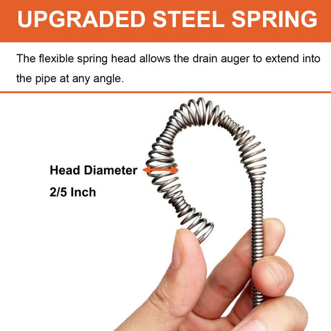 Drill adapter option for powered use on the BACEYIOU drain auger