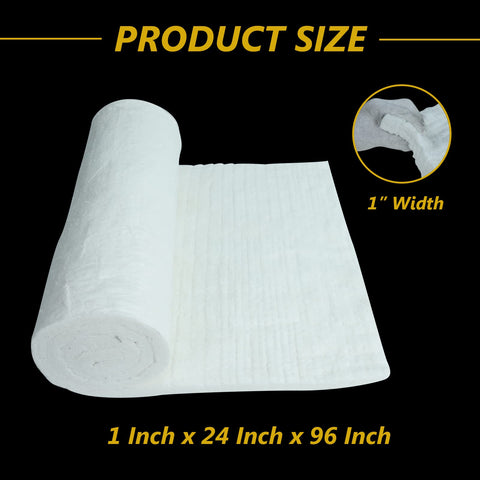 BACLAUGH 2400°F blanket suitable for kilns and forge applications