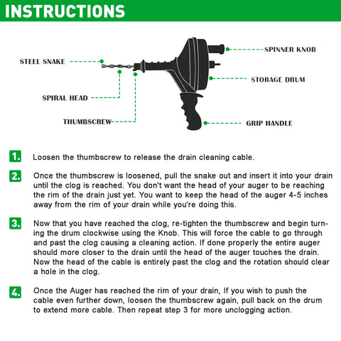 BACOENG ergonomic pistol grip provides comfortable manual operation.