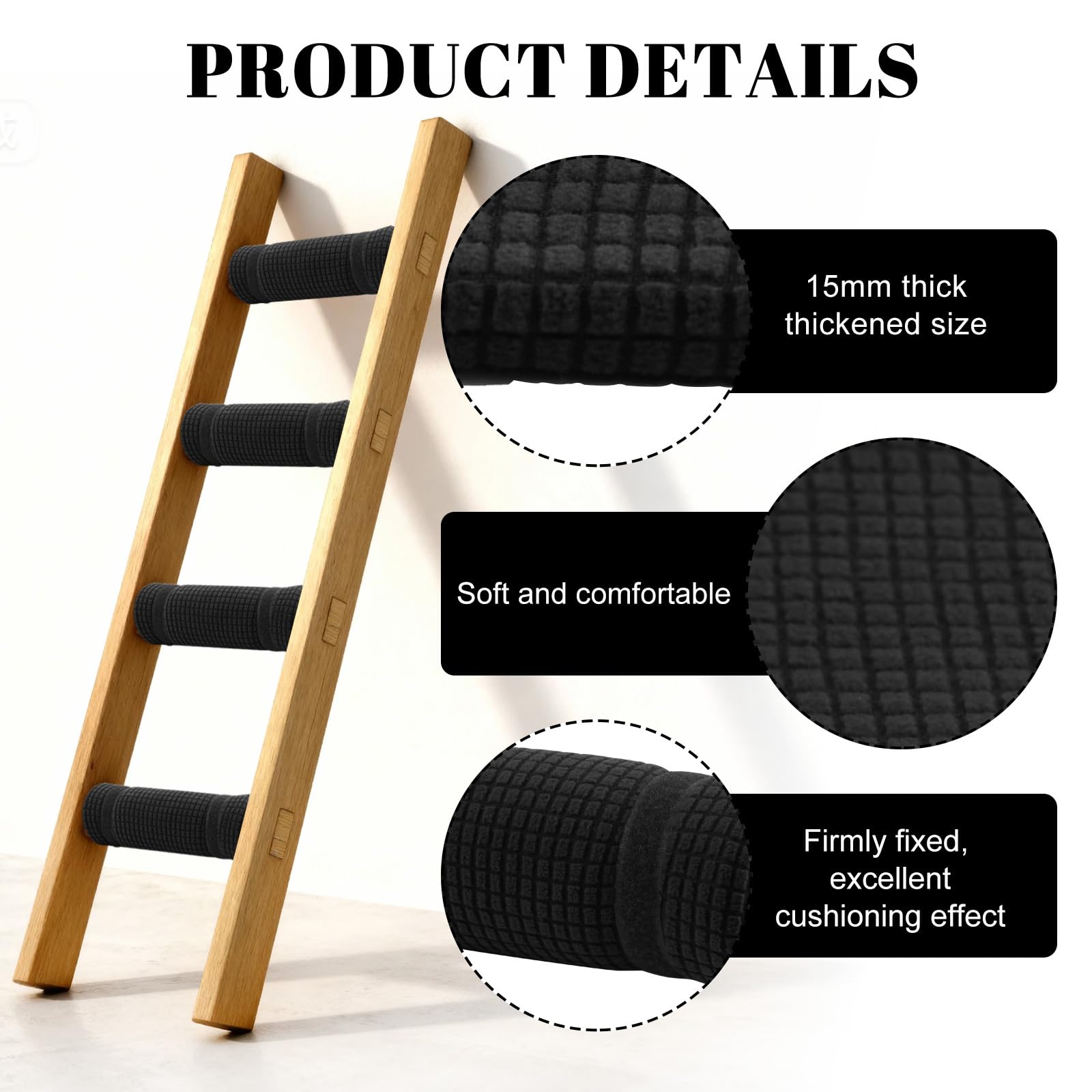 Badashun adjustable hook strap enables easy, tool-free installation.