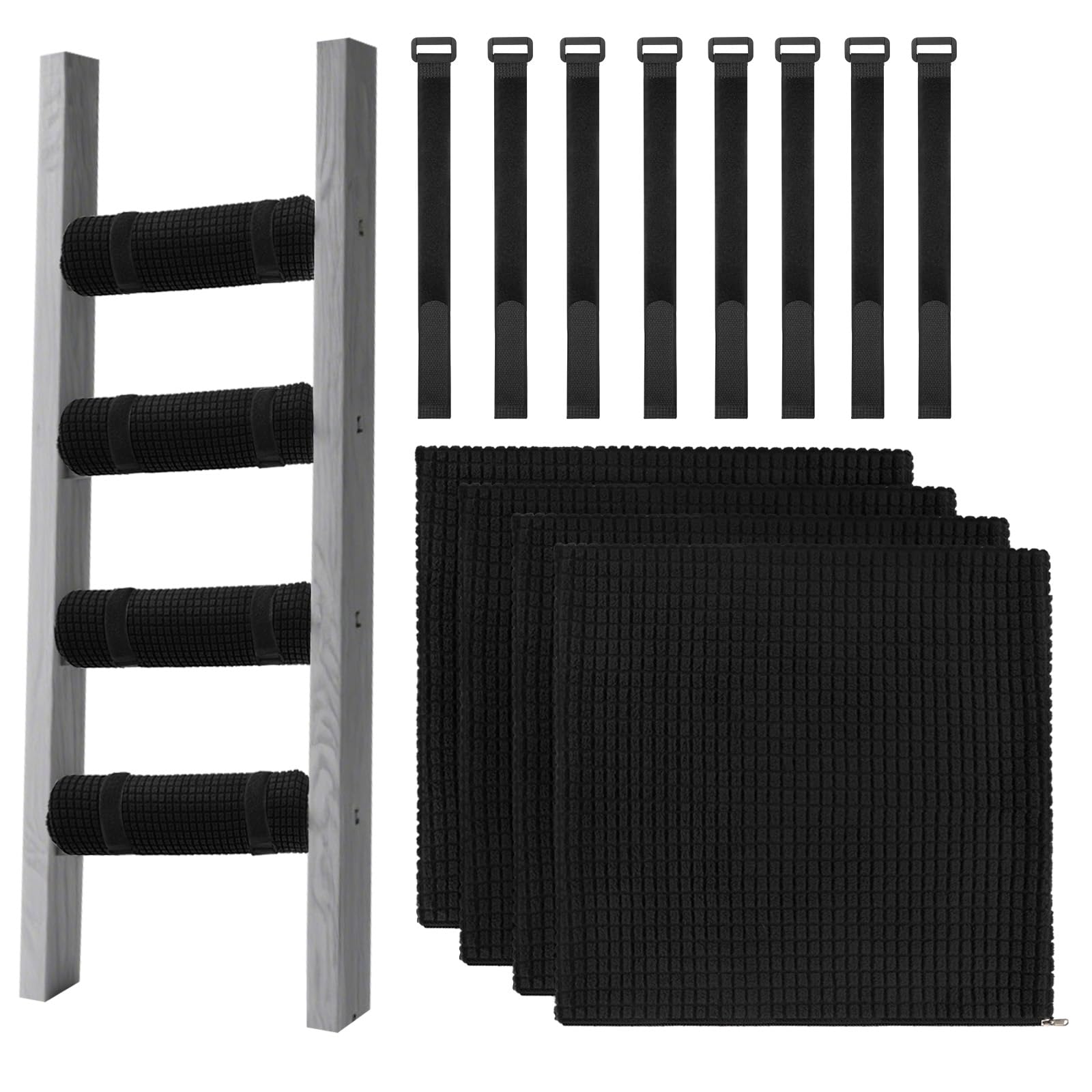 Badashun bunk bed ladder pad cover helps reduce slipping and adds comfort.