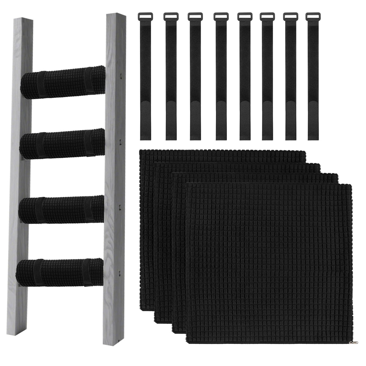 Badashun bunk bed ladder pad cover helps reduce slipping and adds comfort.