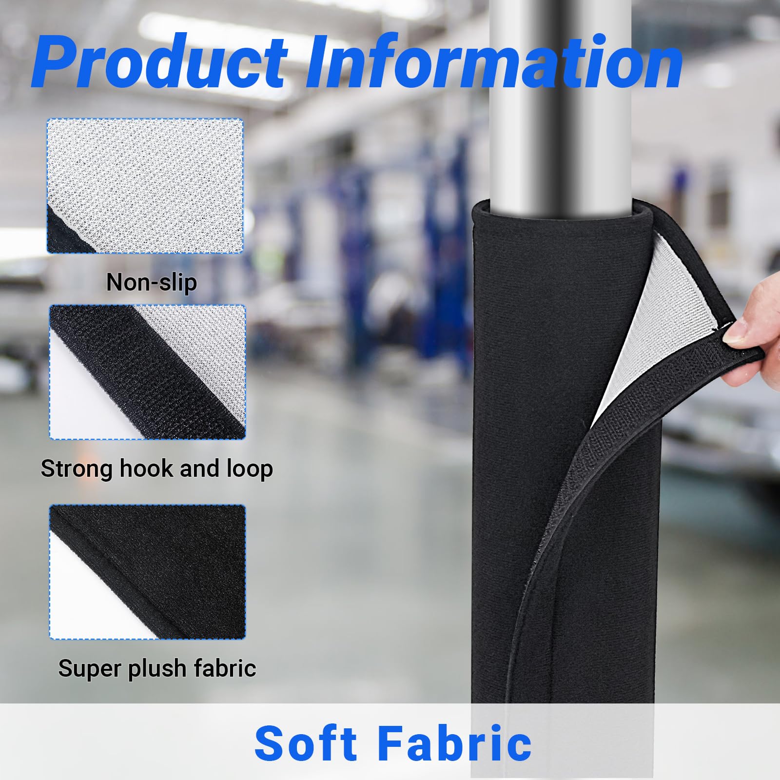 Badashun anti-slip fabric keeps padding in place during everyday use.