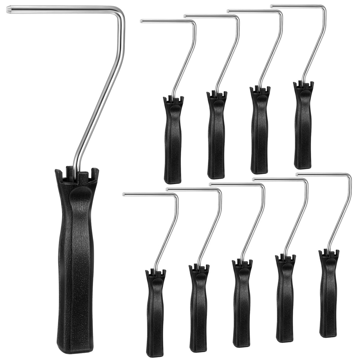 Baderke mini paint roller handle with 4-inch roller for precise edges.