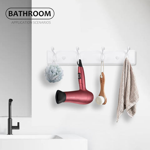 Badiano easy-install wall rack simplifies setup with pre-mounted hooks.