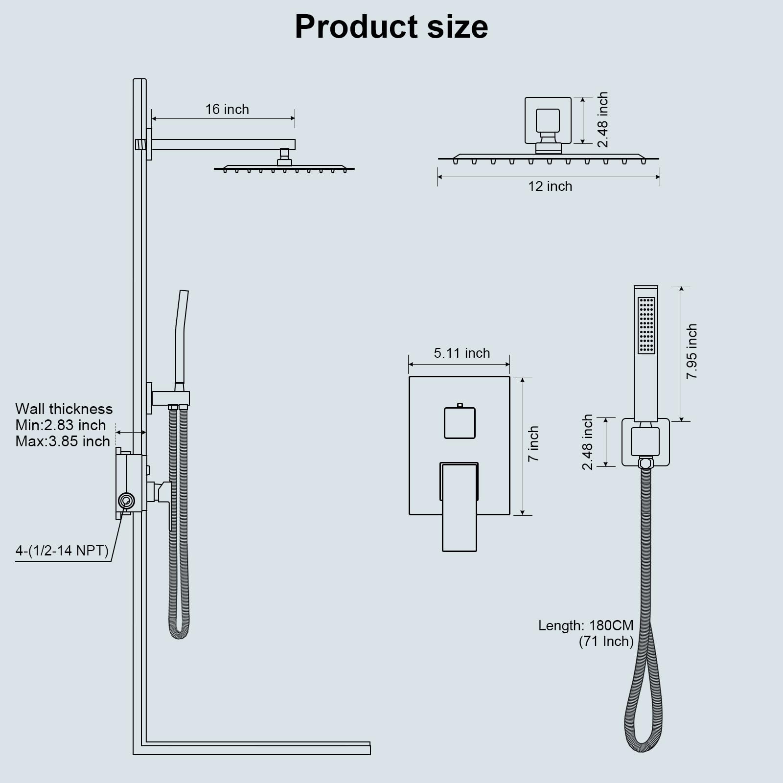 Baetuy pressure balance valve with built-in check valves maintains steady pressure.
