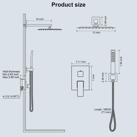 Baetuy pressure balance valve with built-in check valves maintains steady pressure.