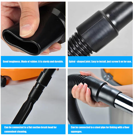 BAFOLLGY compatible with dry and wet vacuums for versatile use.