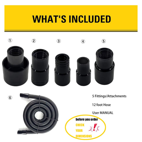 BAFOLLGY large dust connection fits table saw ducts and more.