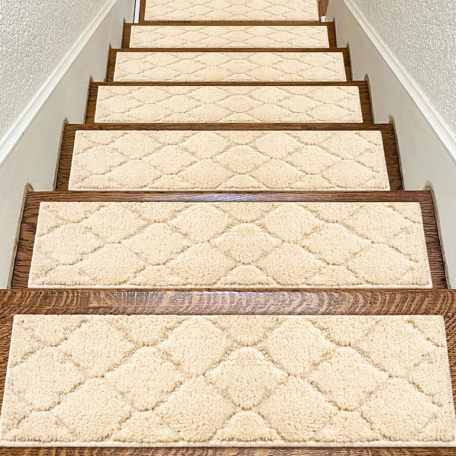 Bagail Basics soft stair treads with anti-slip texture for safer daily foot traffic.