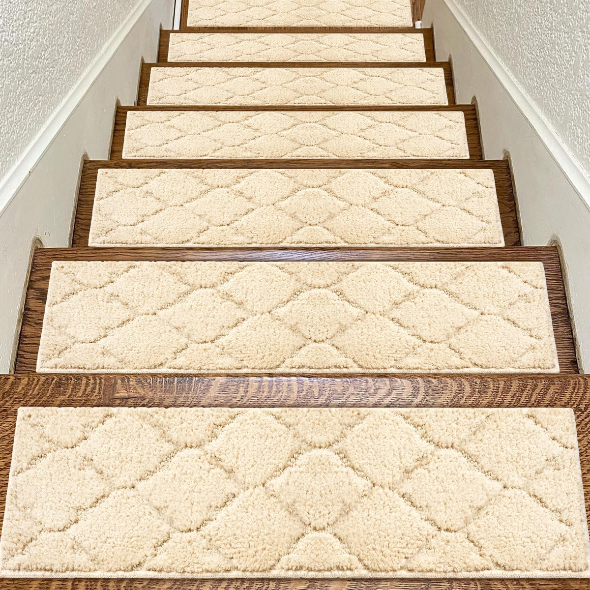 Bagail Basics soft stair treads with anti-slip texture for safer daily foot traffic.