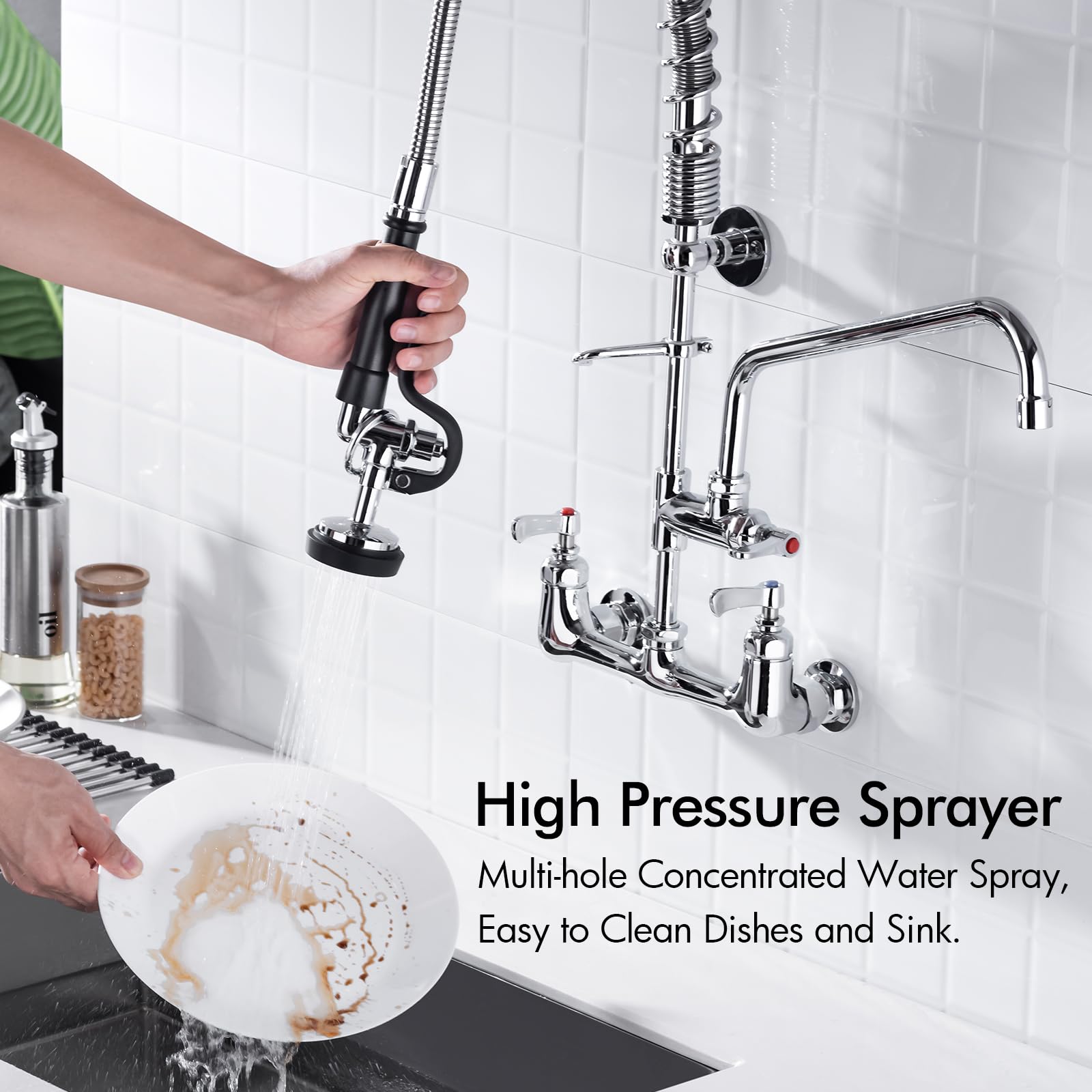 BAGNOLUX suitable for commercial kitchens, RVs, and multi-compartment sinks.