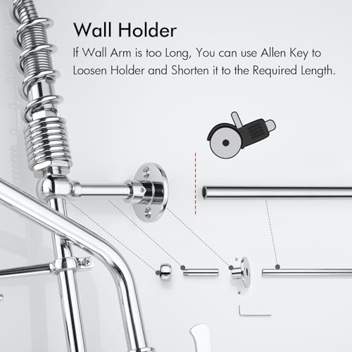 BAGNOLUX double-handle design allows precise water control and temperature.