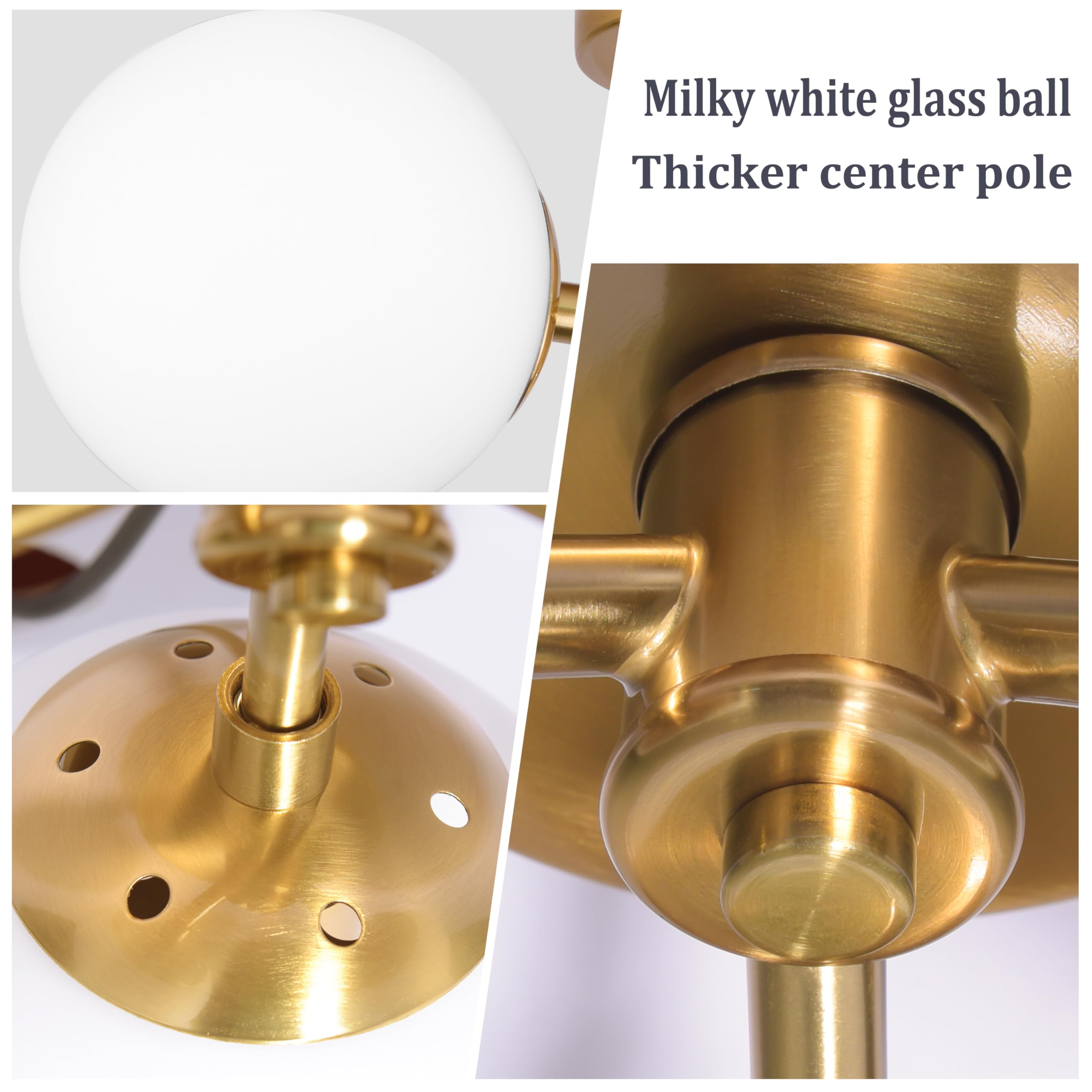 Bagood included G45 bulbs allow immediate light without extra purchases.