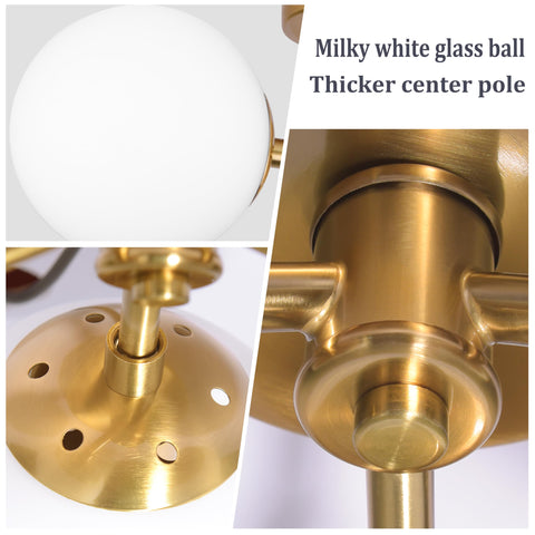 Bagood included G45 bulbs allow immediate light without extra purchases.