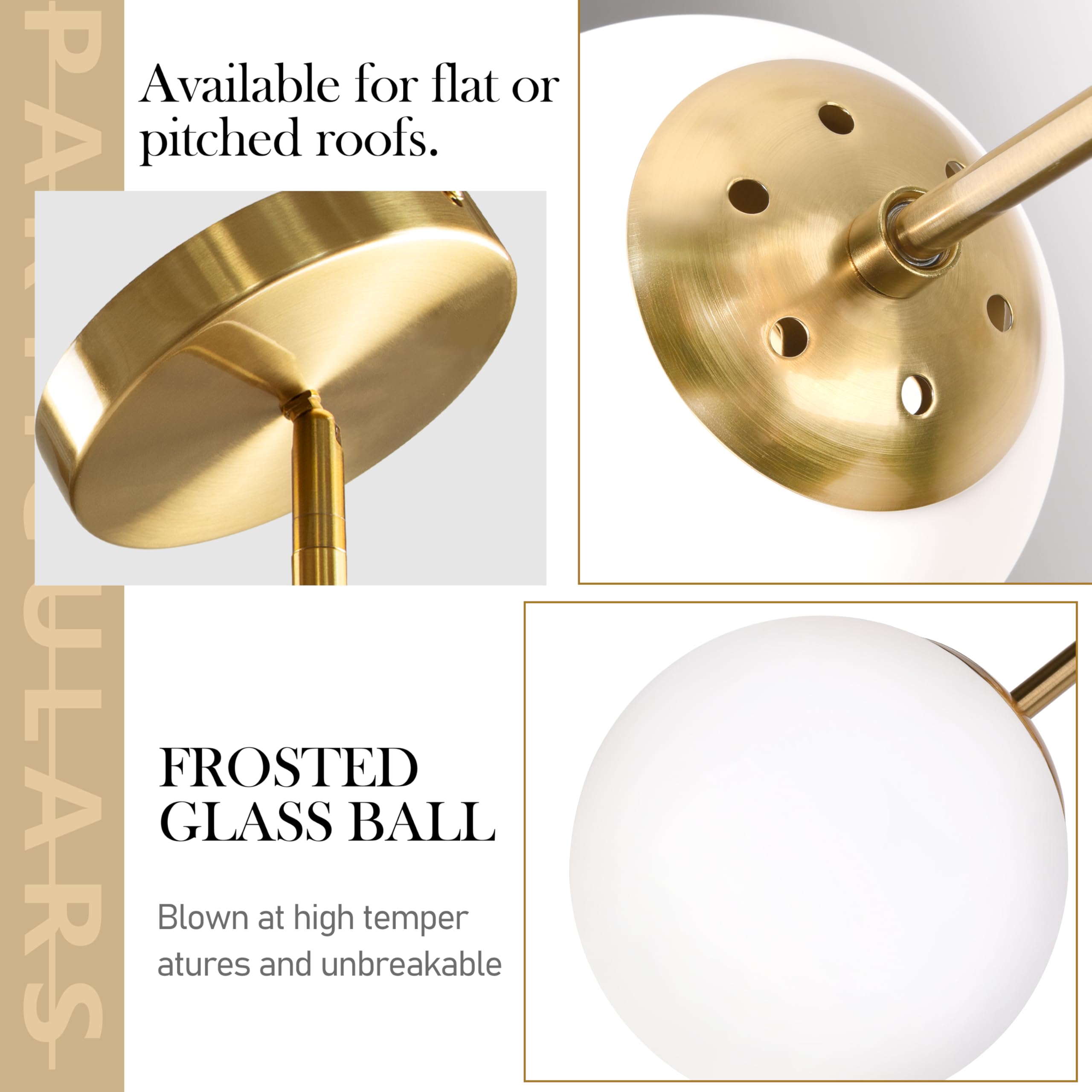 Bagood living room globe pendant adds modern rustic charm