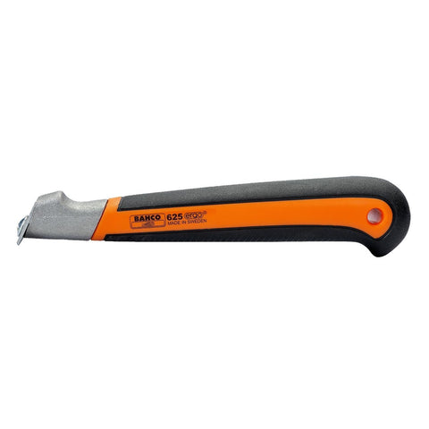 Bahco 625 scraper includes a plastic holder for safe storage and transport