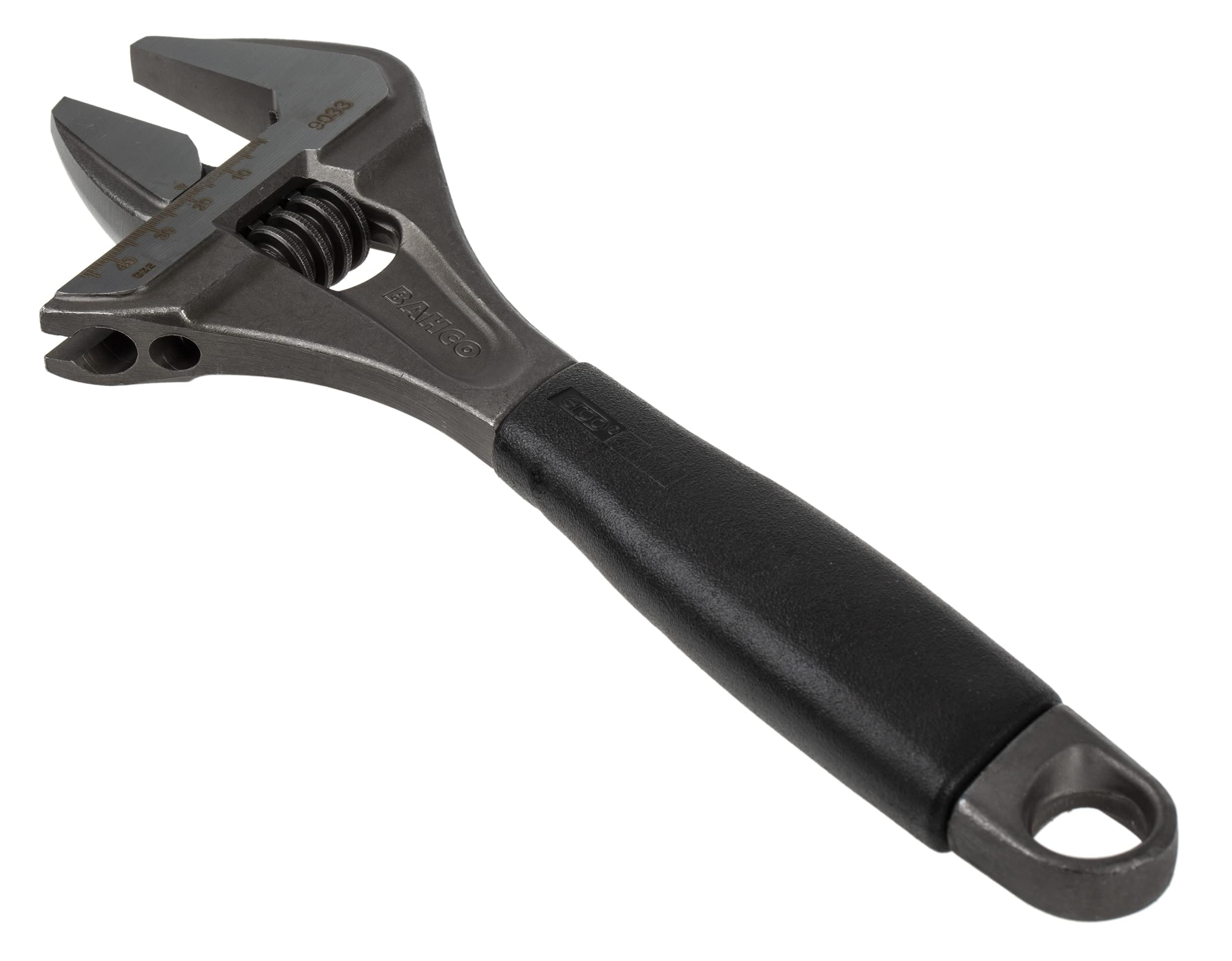 Bahco 9033R US Ergo X-Wide wrench with extra-wide jaws for confined spaces