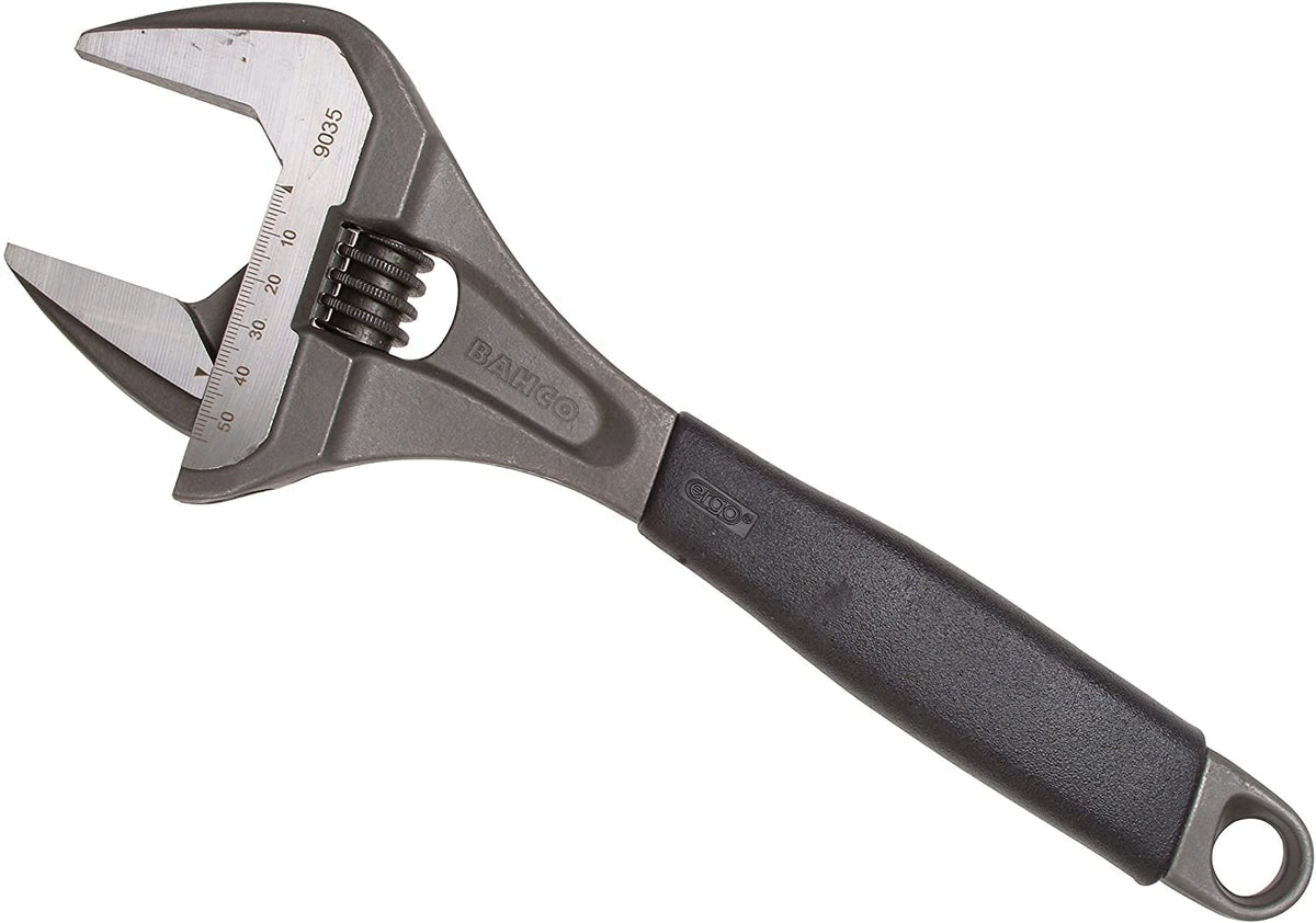 Bahco 9035 R US Ergo X-Wide Wrench with extra-wide jaws for tight spaces