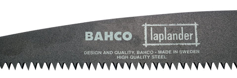 Bahco Laplander safety lock engaged in folded position for safe storage and transport.