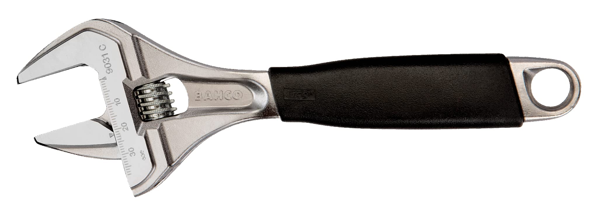 Bahco thermoplastic handle ergonomic grip reduces fatigue during maintenance tasks.