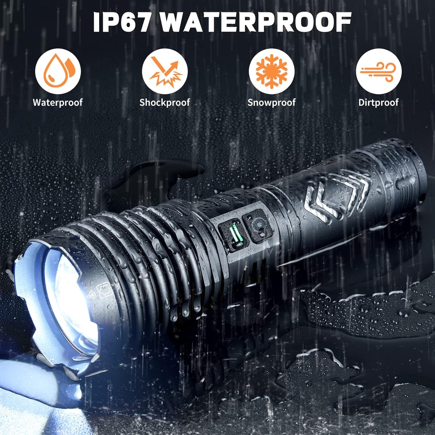 Baibian flashlight emergency power bank to charge devices