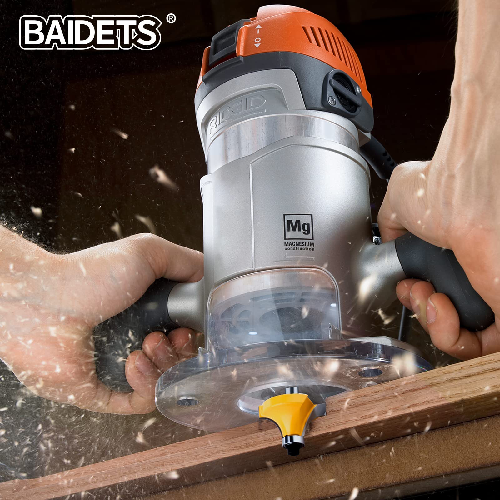 BAIDETS Panel pilot and flush trim bits simplify routing tasks.