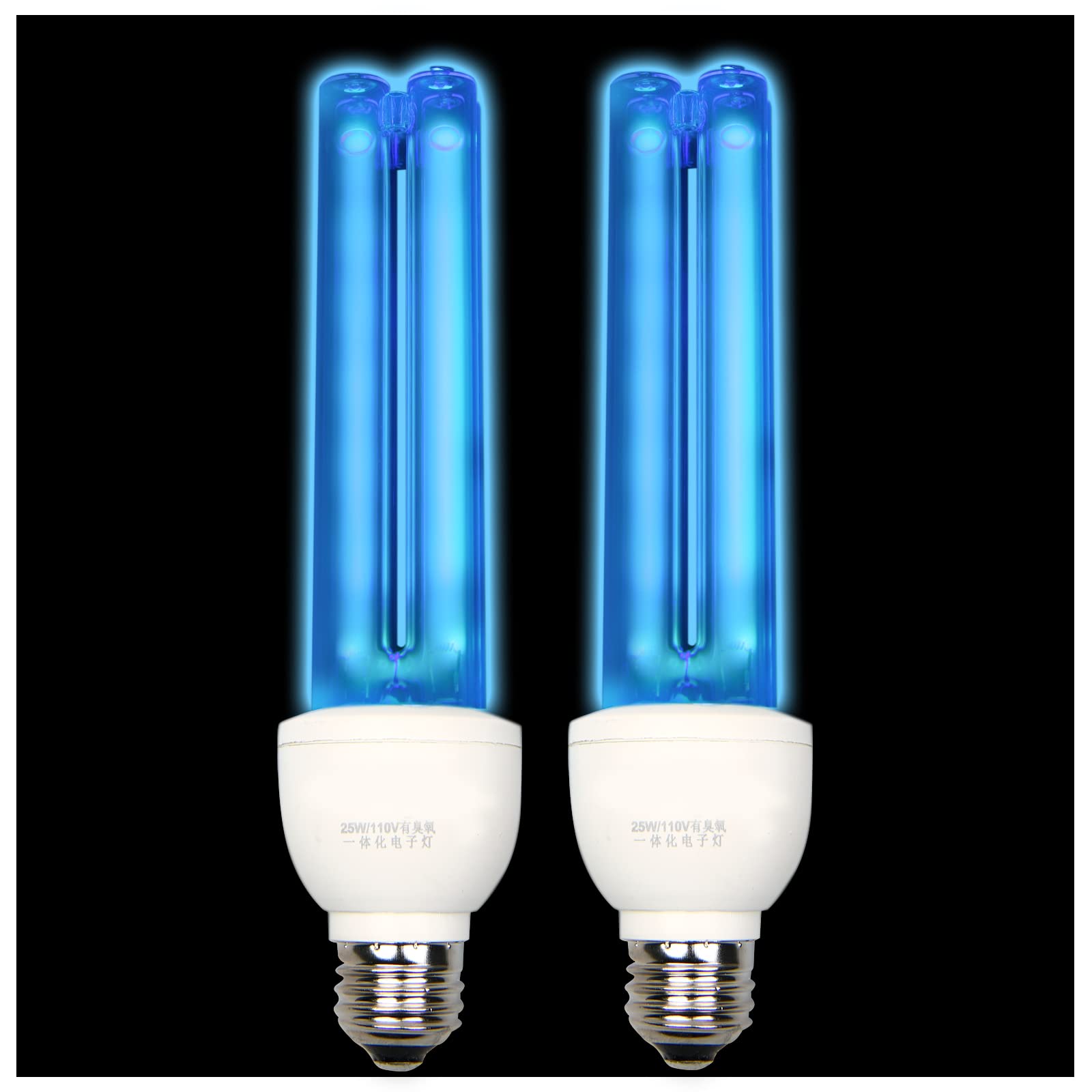 BAIMNOCM UV bulb with ozone close-up showing high UV transmission
