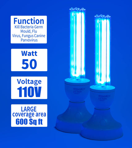 BAIMNOCM non-ozone lamp for safe, quick cleaning in bedrooms