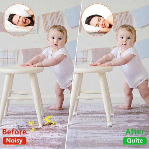 BAIPOK protectors reduce friction and noise when moving bulky furniture