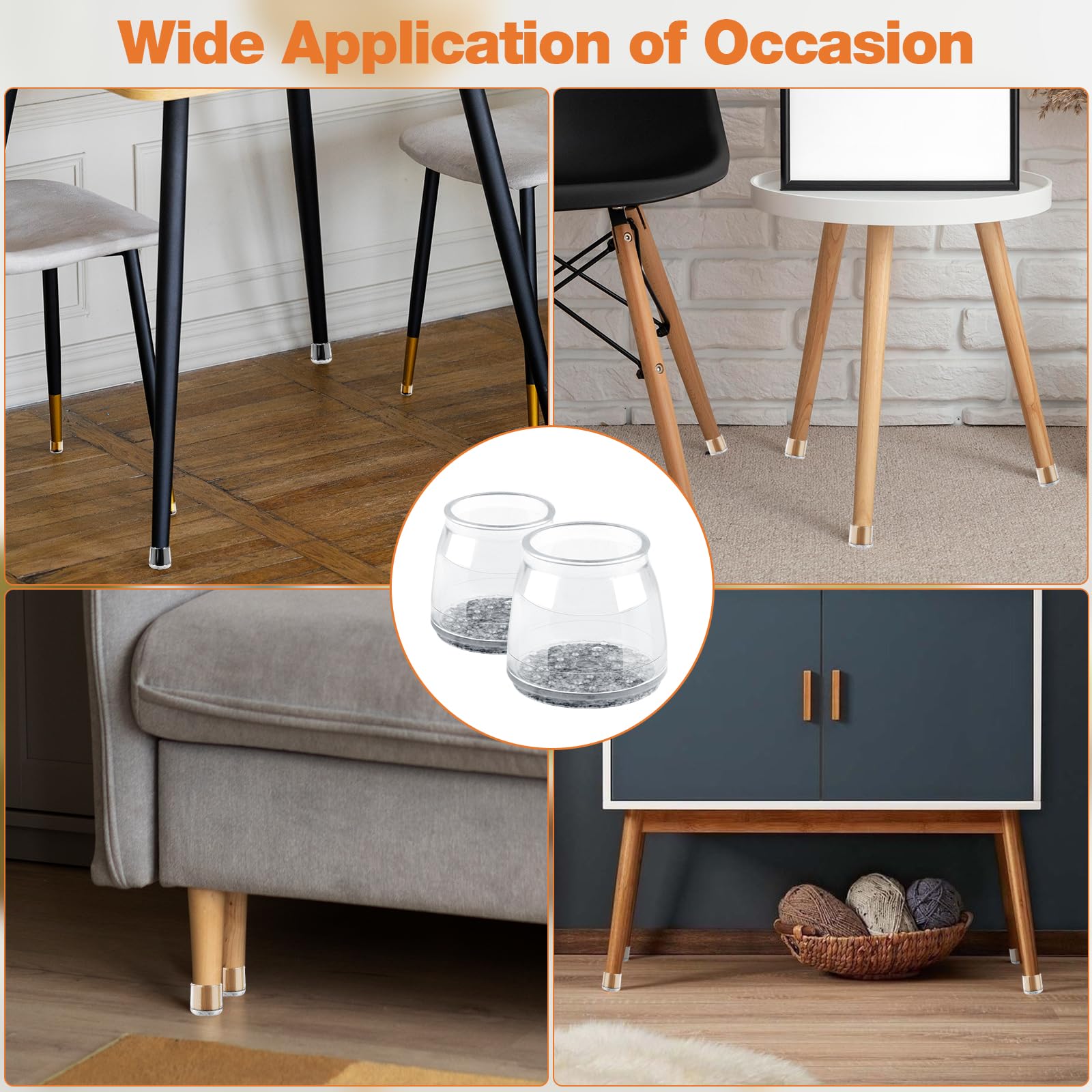 BAIPOK eco-friendly silicone and felt design for hard floors