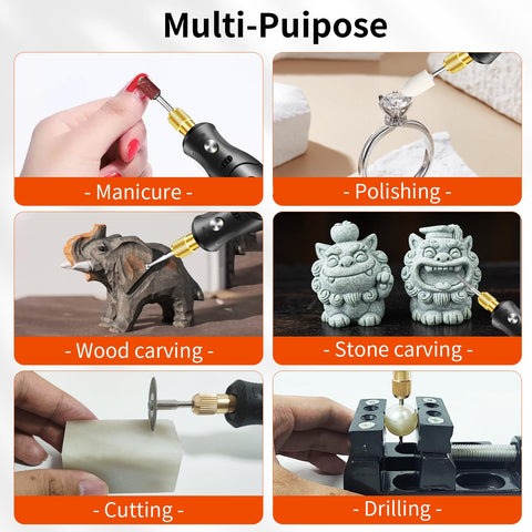 BAIQI 60-accessory kit expands polishing, sanding, and drilling options