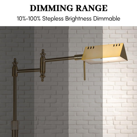 Bairth 360-degree swing arm directs light precisely for crafts or study.