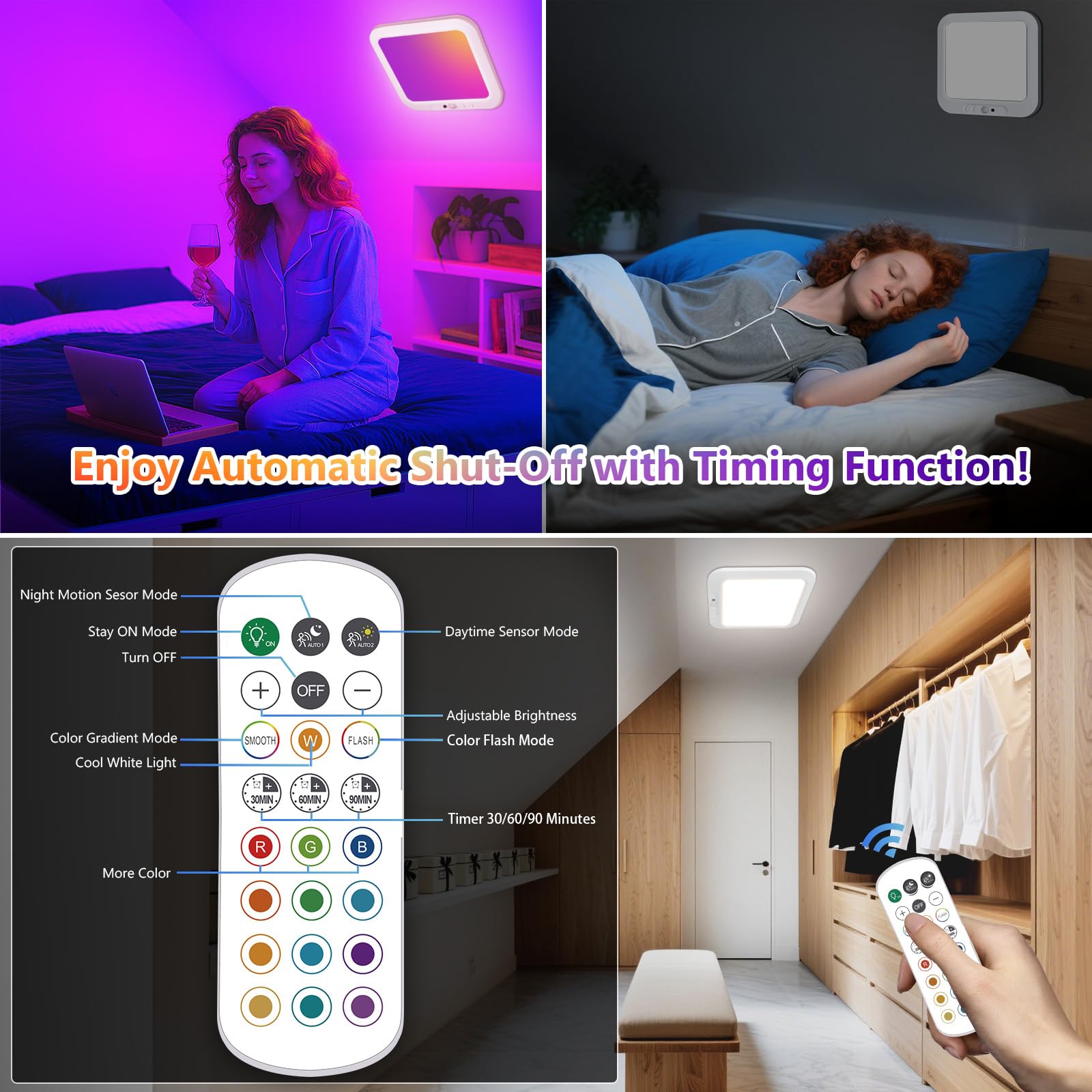 Bairth magnetic installation for renter-friendly, removable lighting.