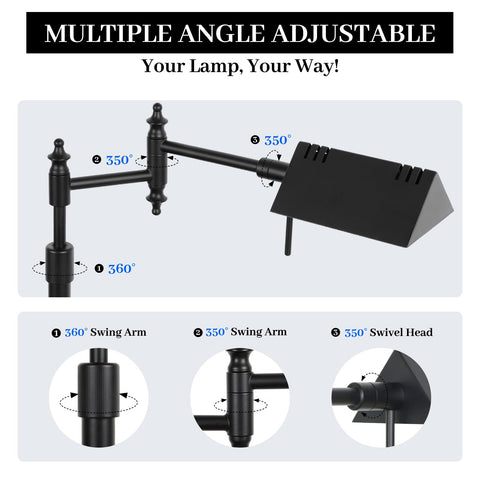 Bairth lamp foot pedal for quick brightness tweaks