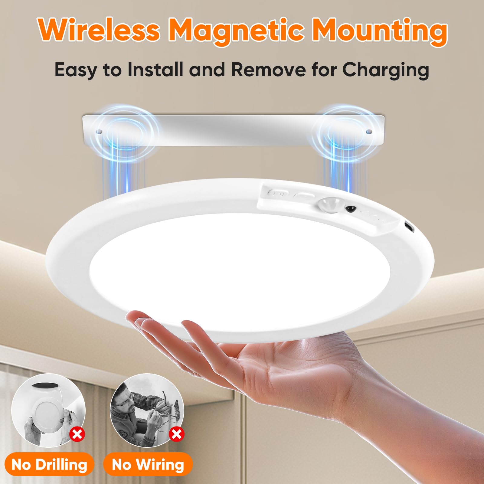 Bairth remote control and built-in button for convenient operation