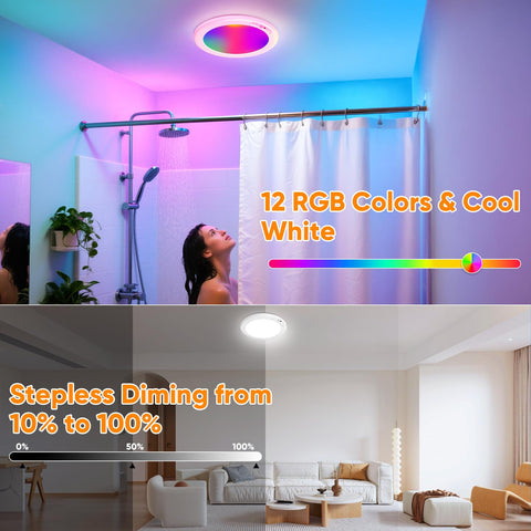 Bairth stepless dimming with timer for customizable lighting