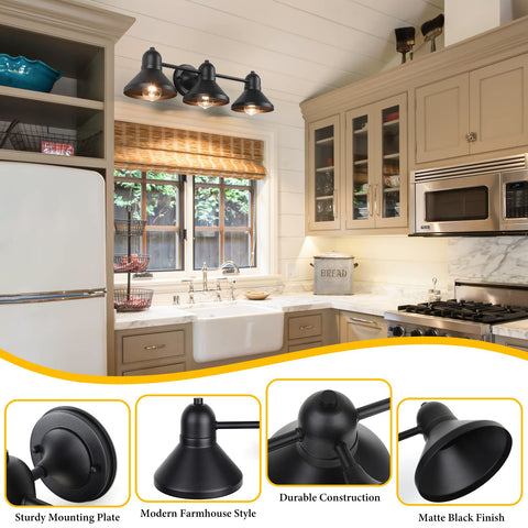 Bairth wall light for cabinets and dressing tables with versatile placement.