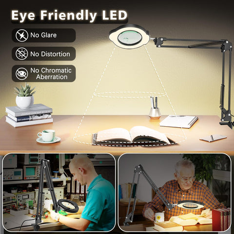 Baishun adjustable arm positions lens and light precisely